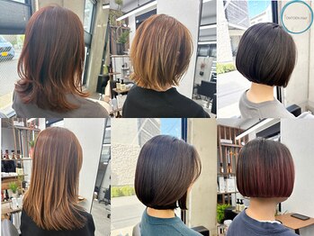 オントエンヘアー(ONTOEN.Hair)の写真/【理論的で丁寧なカット】骨格、なりたい印象、ライフスタイル等から似合わせと再現性をマンツーマンで