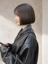 ロマリア ヒルズ 表参道 原宿(Lomalia HILLS)&nbsp;イメチェン/艶カラーグレージュボブ/前髪/[表参道/原宿]