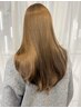 【ダメージレス】透明感イルミナカラーカット栄養補給トリートメント￥12500