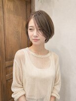 スラッシュ(SLASH)&nbsp;【SLASH】耳掛けと質感調整で作る軽やかなボブスタイル
