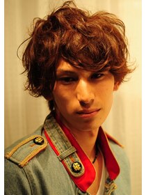 ヘアーラウンジ エゴ(Hair Lounge EGO) ソフトツーブロック　フェザーマッシュ　くせ毛風デジタルパーマ