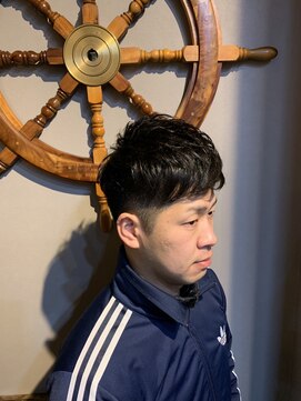 バーバー スタジオ ラフテル(Barber Studio RAFTEL) 2ブロックショート