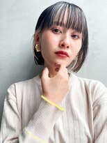 アイティー バイ アルバム 中野店(IT by ALBUM)&nbsp;インナーカラーコントラスト_エアリーミディショートパーマ_8237