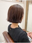 ショート　ミニボブ　フレンチガーリー