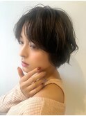 ショートボブ×アッシュブラウン【フラミュームたまプラーザ】