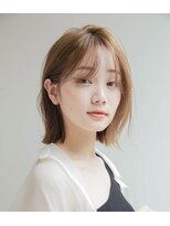 ロンドプロフィール 浦和(Lond profil)&nbsp;Lond 海気　アレンジ簡単大人かわいいナチュラルボブ