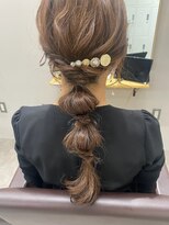 リグ 横浜(Lig.)&nbsp;編み込み編みおろしヘアセットヘアアレンジ