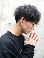 メンズヘアトーキョー 原宿(MEN'S HAIR TOKYO) ツーブロック/波打ちパーマ/黒髪