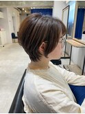 お客様スタイル☆大人ショートボブ