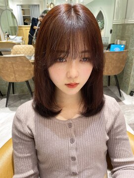 ロンド ロビン 栄(Lond robin) 【Lond robin】木屋元一　前髪/顔まわり/小顔カット/韓国ヘア