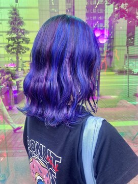 フェイブ(Fave) 青と紫のMIXカラー