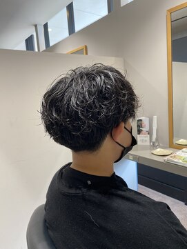 ラシンバン オム(LashinVan HOMME) 重めマッシュ×波巻きミックス