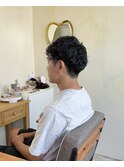 ショートパーマ/メンズパーマ/刈り上げ/フェード/湘南台