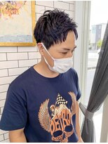 リール(THE RIRE.)&nbsp;＊THE  RIRE.  メンズショート×ブルーラベンダー＊