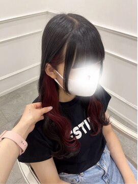 リルミー(Lilme) インナーで推し色＊赤インナー＊新井