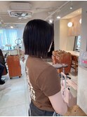 切りっぱなしボブ ラインボブ フラットボブsn