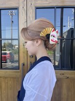 ライフイズ 磐田本店(Life is...)&nbsp;お祭りhair/祭りヘア/シニヨンヘア