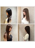 髪質改善/美髪ストレート/前髪/トリートメント