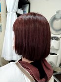 切りっぱなしボブ