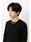 [men's]ナチュラルセンターパート