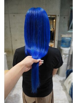 シィーム(cime) ビビットカラー ブルー ハイトーン