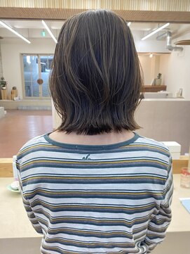 パークレーン アイス イヴェン(park lane ICI yeven) ブリーチなしダブルカラー明るめブラウンベージ20代30代40代ボブ