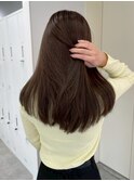 ロング 髪質改善 レイヤーカット 透明感 アッシュ 20代30代