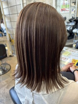ボウ(BOW) natural highlight×sheer brown