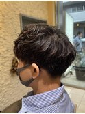 ゆるっとした毛流れが魅力の【ゆるふわマッシュ】