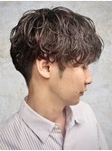 大分シャドウパーマメンズマッシュ波巻きパーマツイストパーマ