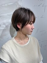 ジュベ 別府店(juve.) 別府ショートボブ顔まわりレイヤーカット髪質改善カラー30代