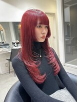 ロンドエニカ 大宮(Lond enika)&nbsp;髪質改善/レイヤー/オリーブグレー/小顔に見せるヘア/大宮