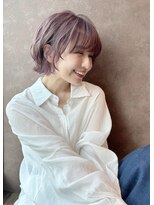 カプロハナレ(Capullo.Hanare)&nbsp;【透明感カラー】柔らか質感の大人ショートボブ