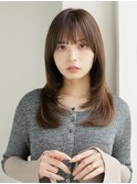 【中野葵穂】レイヤーカット 髪質改善 &nbsp;透明感カラー［表参道］