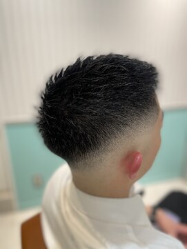 エルエフェ(EL JEFE) 【スキンフェード×アップバング】［東中野］［落合］