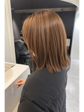 ブティック 茨木店(boutique) 【大人ハイライト】２０代 ３０代 ４０代　立体感ベージュ