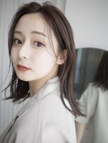 ヌヌ 渋谷 原宿 明治神宮前(nunu)&nbsp;レイヤーカットウルフカットボブグレージュオリーブべージュ