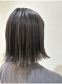 ハイライト☆透明感アッシュカラー