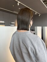 ヘアーエスクールシーユー 枚方T-SITE店(hair S.COEUR×Cu)&nbsp;ストレートボブ