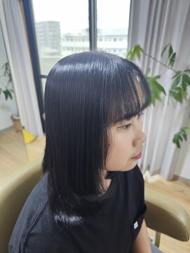 あのん ストレートパーマ+ショートボブ