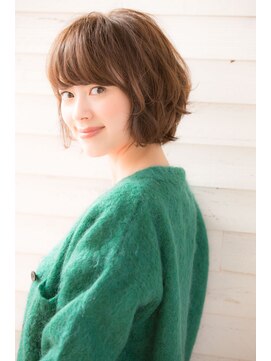 ガーデントウキョウ(GARDEN Tokyo) 【GARDEN本木亜美】フリンジバングスポンテニアス無造作小顔ボブ