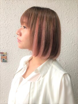 ディー エメ(D-aimer-) ボブのサイドメッシュエクステ 【シールエクステ】