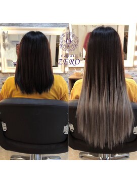 ヘアメイクサロン ゼロ(ZERO) 地毛のカラー不必要!エクステのグラデが激アツ♪