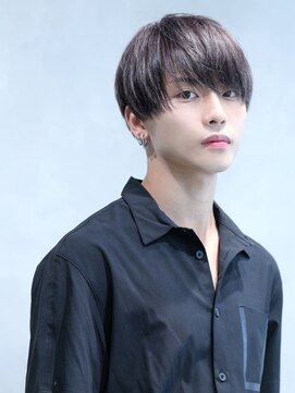 リップス 渋谷(LIPPS) パープルシルバーカラーの2wayマッシュ