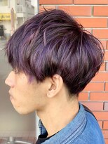 アークスヘアー&nbsp;大人かっこいい★インスタ人気パープル×刈り上げマッシュ