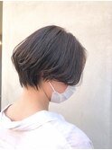 【店長中森が提案】前髪長めの方にオススメ☆ハンサムショート＊