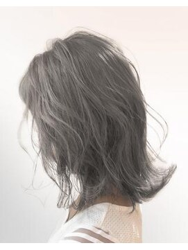 オーブ ヘアー マリィ 福島店(AUBE HAIR marie) 【AUBE HAIR】グレージュレイヤー_セミディ