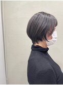 柔らかグレージュショート☆