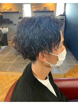 ワンワンオー バーバーショップ コンチネンタル(@110 BARBER SHOP continental)&nbsp;スパイラルパーマ