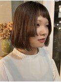 IBUKIの「姫ボブ」/姫カット/顔周りレイヤー/韓国ヘア/韓国風